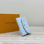 LV Rosalie Coin Purse Monogram Empreinte Light Blue - 11x2.5x8cm - 2