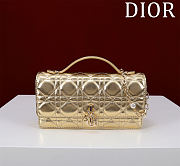 My Dior Mini Bag Gold Cannage Lambskin - 21x11.5x4.5cm - 1