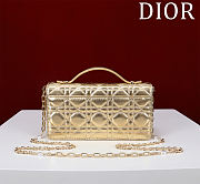 My Dior Mini Bag Gold Cannage Lambskin - 21x11.5x4.5cm - 4