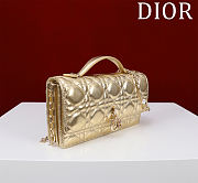 My Dior Mini Bag Gold Cannage Lambskin - 21x11.5x4.5cm - 3