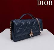 My Dior Mini Bag Navy Cannage Lambskin - 21x11.5x4.5cm - 2