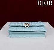 My Dior Mini Bag Baby Blue Cannage Lambskin - 21x11.5x4.5cm - 5