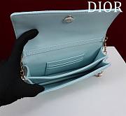 My Dior Mini Bag Baby Blue Cannage Lambskin - 21x11.5x4.5cm - 3