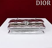 My Dior Mini Bag Silver Cannage Lambskin - 21x11.5x4.5cm - 3