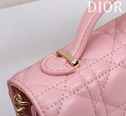 My Dior Mini Bag Pink Cannage Lambskin - 21x11.5x4.5cm - 6