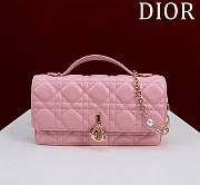 My Dior Mini Bag Pink Cannage Lambskin - 21x11.5x4.5cm - 5