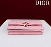 My Dior Mini Bag Pink Cannage Lambskin - 21x11.5x4.5cm - 4