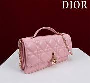 My Dior Mini Bag Pink Cannage Lambskin - 21x11.5x4.5cm - 3