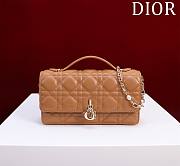 My Dior Mini Bag Brown Cannage Lambskin - 21x11.5x4.5cm - 4