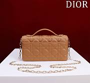 My Dior Mini Bag Brown Cannage Lambskin - 21x11.5x4.5cm - 3