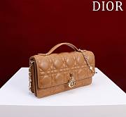 My Dior Mini Bag Brown Cannage Lambskin - 21x11.5x4.5cm - 2