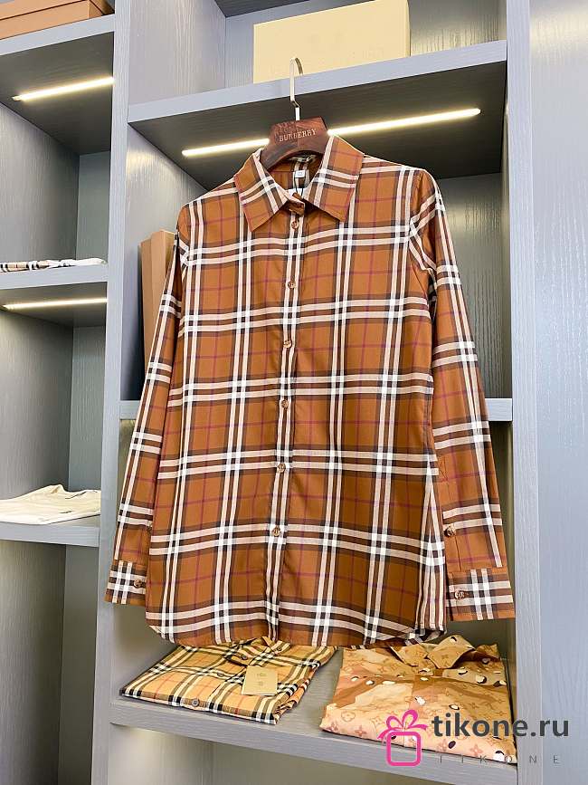 Burberry Vintage Check Cotton Shirt  - 1