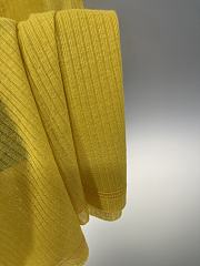 Prada Ribbed Cotton Top Yellow - 2