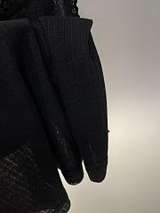 Prada Ribbed Cotton Top Black - 2