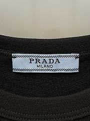 Prada Ribbed Jersey Tank Top Black - 2