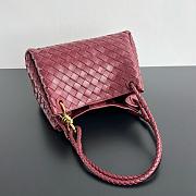 Bottega Veneta Medium Parachute Burgundy - 29.5x18.5x17.5cm - 5
