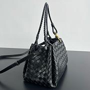 Bottega Veneta Medium Parachute Black - 29.5x18.5x17.5cm - 6
