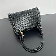 Bottega Veneta Medium Parachute Black - 29.5x18.5x17.5cm - 4