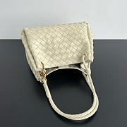 Bottega Veneta Medium Parachute White - 29.5x18.5x17.5cm - 3