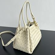 Bottega Veneta Medium Parachute White - 29.5x18.5x17.5cm - 5
