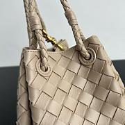 Bottega Veneta Medium Parachute Beige - 29.5x18.5x17.5cm - 4