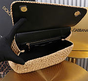 Dolce&Gabbana Large Raffia Sicily Handbag - 25x20x12cm - 3