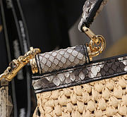 Dolce&Gabbana Small Raffia Sicily Handbag - 18x11x6cm - 2