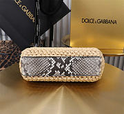 Dolce&Gabbana Small Raffia Sicily Handbag - 18x11x6cm - 4
