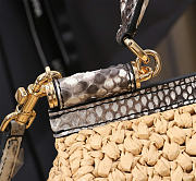 Dolce&Gabbana Medium Raffia Sicily Handbag - 20x16x8cm - 4