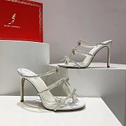 Rene Caovilla Caterina Sandal With White Crystals - 5