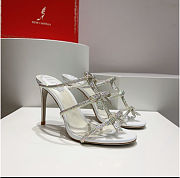 Rene Caovilla Caterina Sandal With White Crystals - 2
