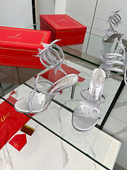 Rene Caovilla Jeweled Cleo Star Silver Sandal 105 - 1