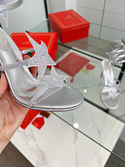 Rene Caovilla Jeweled Cleo Star Silver Sandal 105 - 4