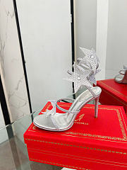 Rene Caovilla Jeweled Cleo Star Silver Sandal 105 - 2