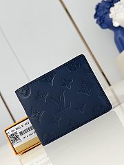 LV Multiple Wallet Monogram Shadow Blue M14787 - 11.5x9x1.5cm - 1