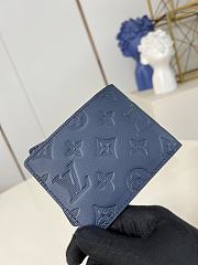 LV Multiple Wallet Monogram Shadow Blue M14787 - 11.5x9x1.5cm - 5