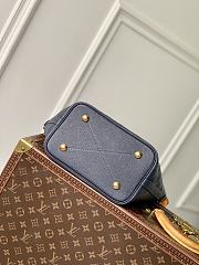 LV Blossom PM Perforated Mahina Navy M14317 - 20x20x12.5cm - 6
