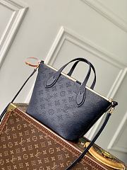 LV Blossom PM Perforated Mahina Navy M14317 - 20x20x12.5cm - 5
