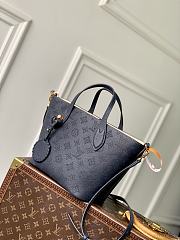 LV Blossom PM Perforated Mahina Navy M14317 - 20x20x12.5cm - 4