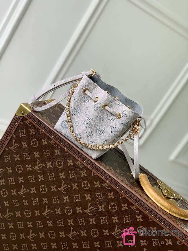 LV Pico Bella Mahina Leather Brume M12127 - 10.5x13x11cm - 1