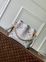 LV Bella Mahina Leather Brume Gray M12125 - 19x22x14cm - 3