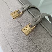 LV Flore Mahina Leather Brume Gray M12496 - 28x27x10cm - 2