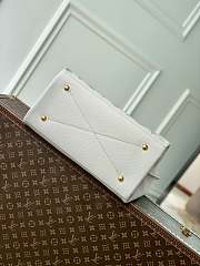 LV Carmel Mahina Leather Brume Gray M12093 - 35x40x17cm - 4
