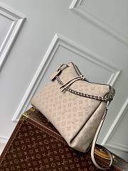 LV Hand It All MM Mahina Leather Galet Gray M24133 - 32x29x13cm - 6