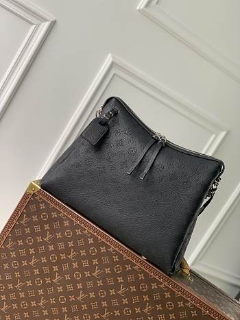 LV Hand It All MM Mahina Leather Black M24132 - 32x29x13cm