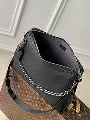 LV Hand It All MM Mahina Leather Black M24132 - 32x29x13cm - 6