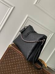 LV Hand It All MM Mahina Leather Black M24132 - 32x29x13cm - 2