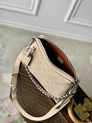 LV Hand It All PM Mahina Creme Beige M24114 - 29x18x13cm - 5