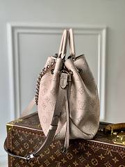 LV Bella Tote Mahina Leather Creme Beige M59203 - 32x23x13cm - 2