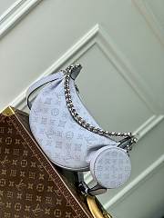 LV Baia PM Mahina Light Lilac M22959 - 26x17x7.5cm - 1